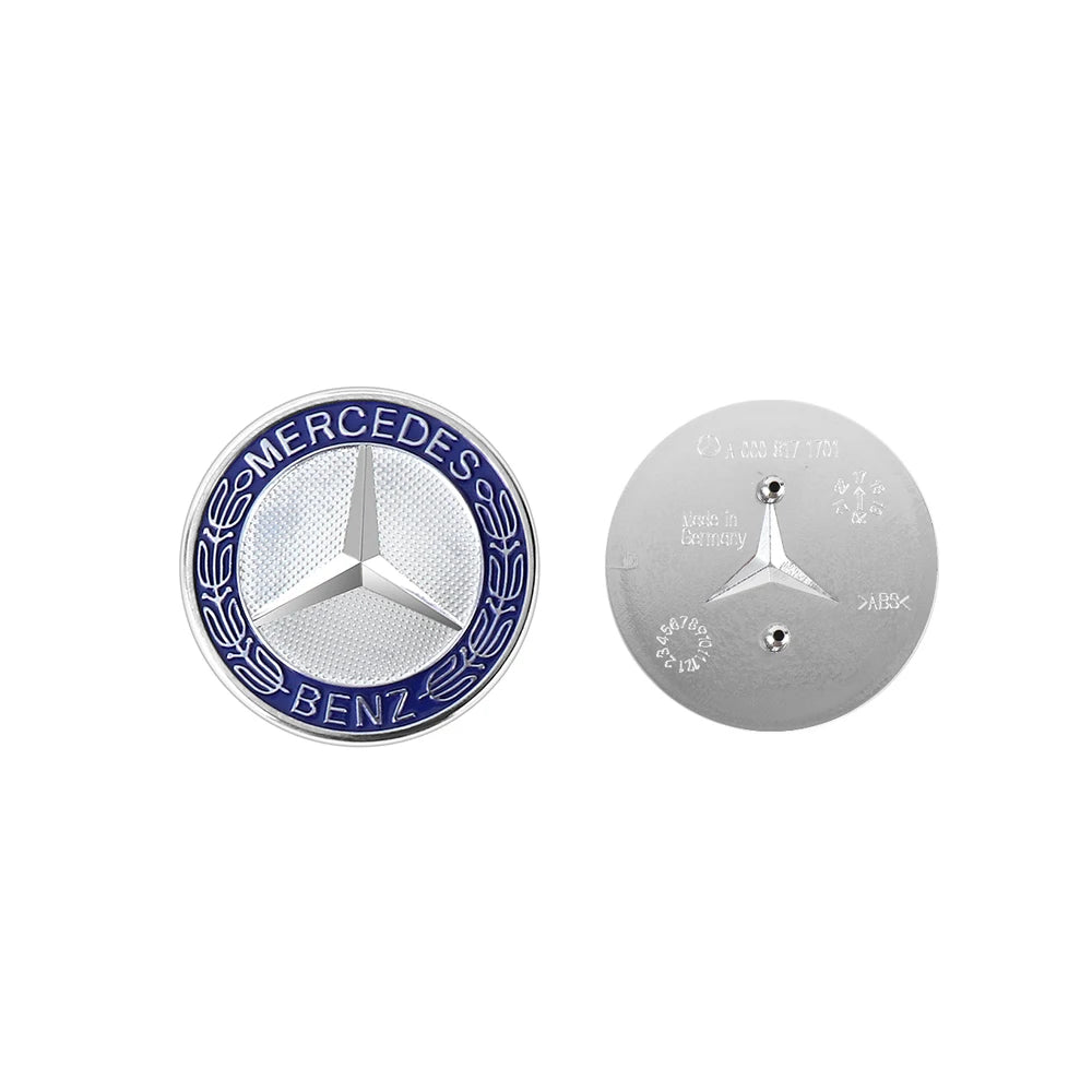1pc 57mm 2Pin AFFALTERBACH Tree Hood Sticker For AMG Mercedes-benz GT50 W177 W246 GLB SLK GLA CLS CLA AMG Hood Sticker buckle