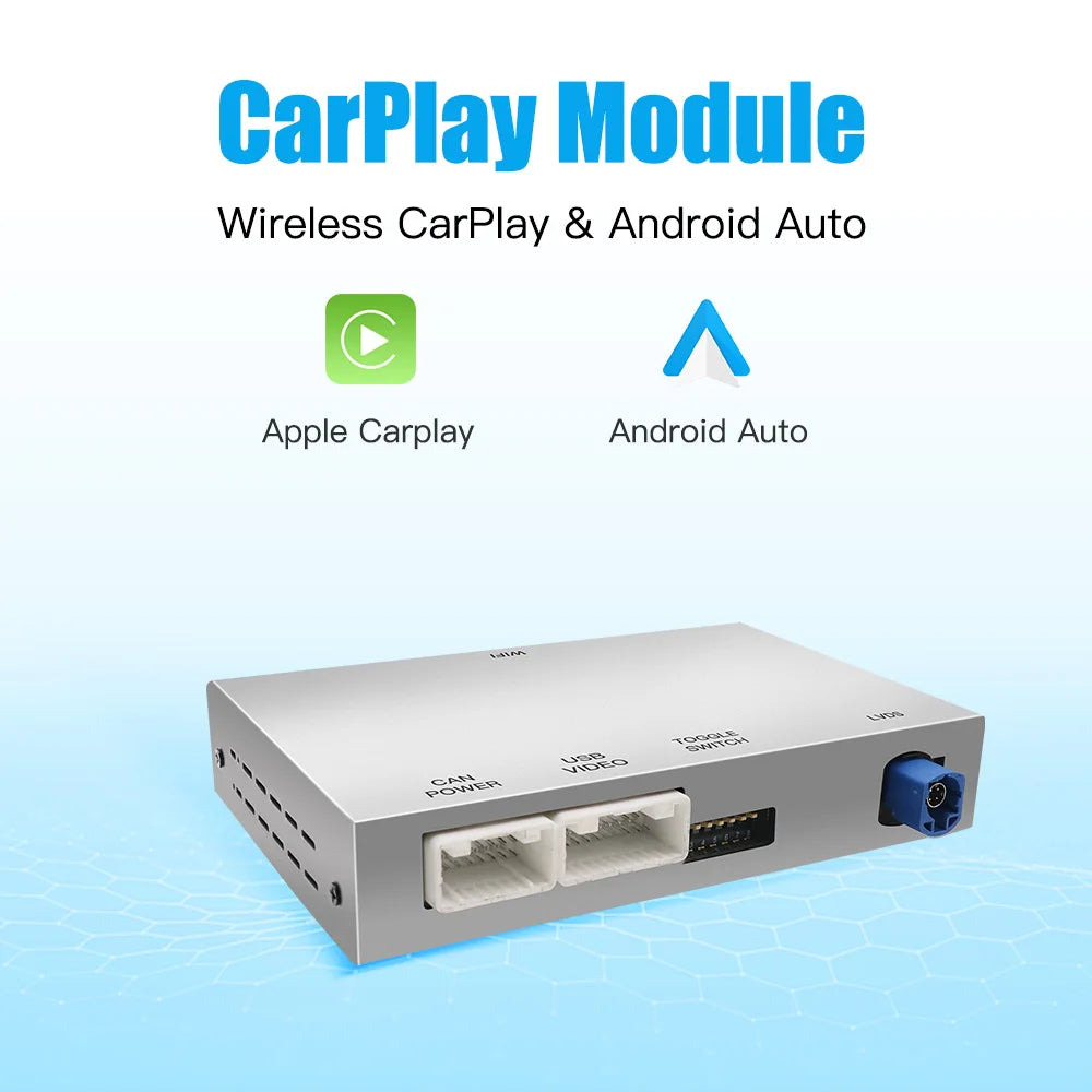 CarPlay Wireless Android Auto for 2013-2018 Audi A3 8v Q2 8P with Mirror Link AirPlay Bluetooth USB with Camera Support