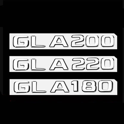 Car Trunk Words Logo Badge Emblem Decals Sticker For Mercedes Benz GLA GLA35 GLA45 GLA180 GLA200 GLA220 GLA250 GLA260 X156
