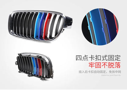 3pcs/lot Car Grille Network Decor Trims Grill Sticker for BMW E46 F30 E90 3 Series Car Style BMW Grille Sticker BMW Accessories