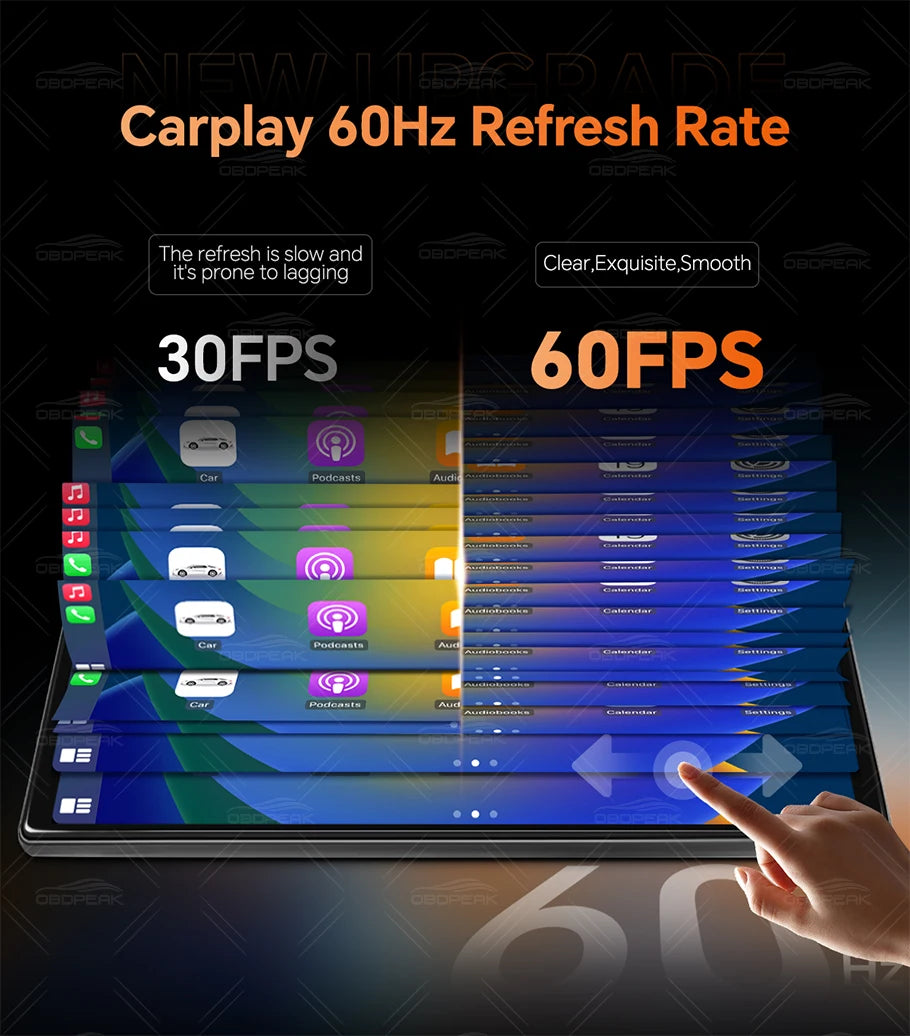 K8 Pro 11.3"  Touch Screen Car Camera 5K Dash Cam GPS 5G WiFi Wireless CarPlay & Android Auto Loop Recording GPS Navigation DVR