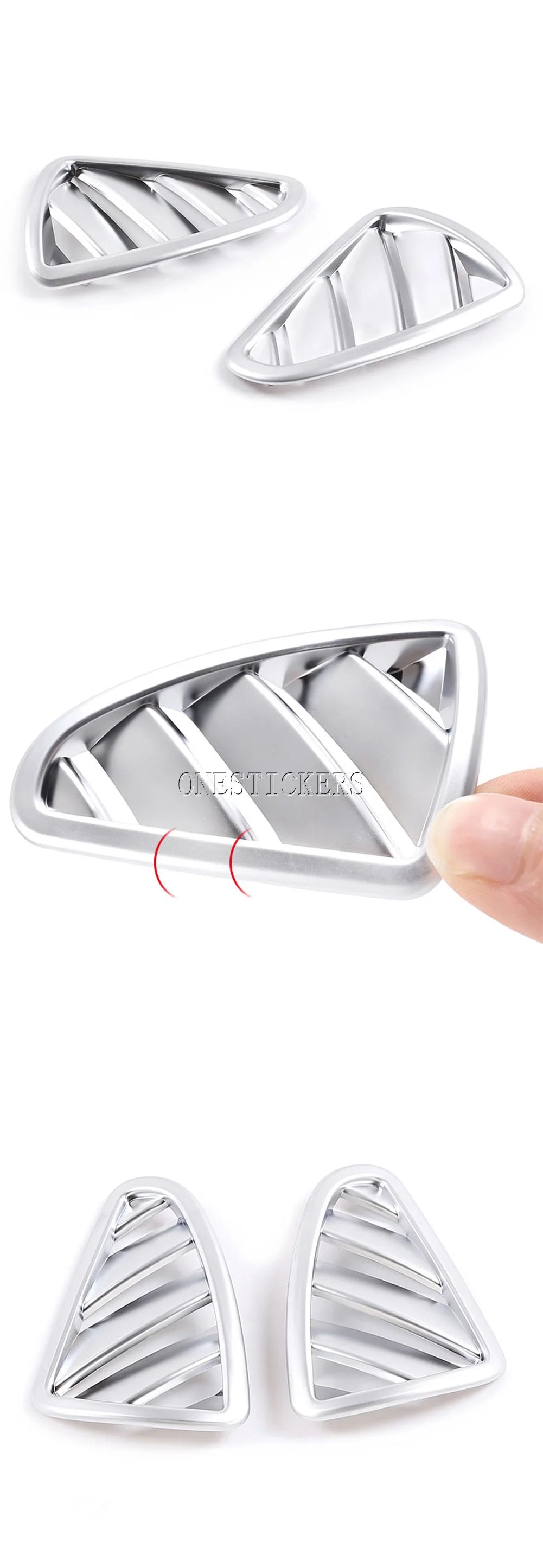 For Mercedes Benz B GLA Class W247 H247 AMG GLA35 GLA45 2020-2025 ABS Car Accessories Dashboard Air Outlet Vent Cover Trim Frame