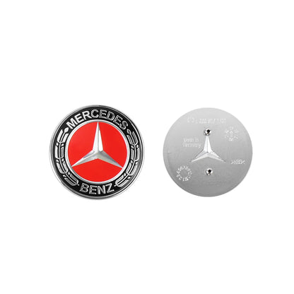 1pc 57mm 2Pin AFFALTERBACH Tree Hood Sticker For AMG Mercedes-benz GT50 W177 W246 GLB SLK GLA CLS CLA AMG Hood Sticker buckle