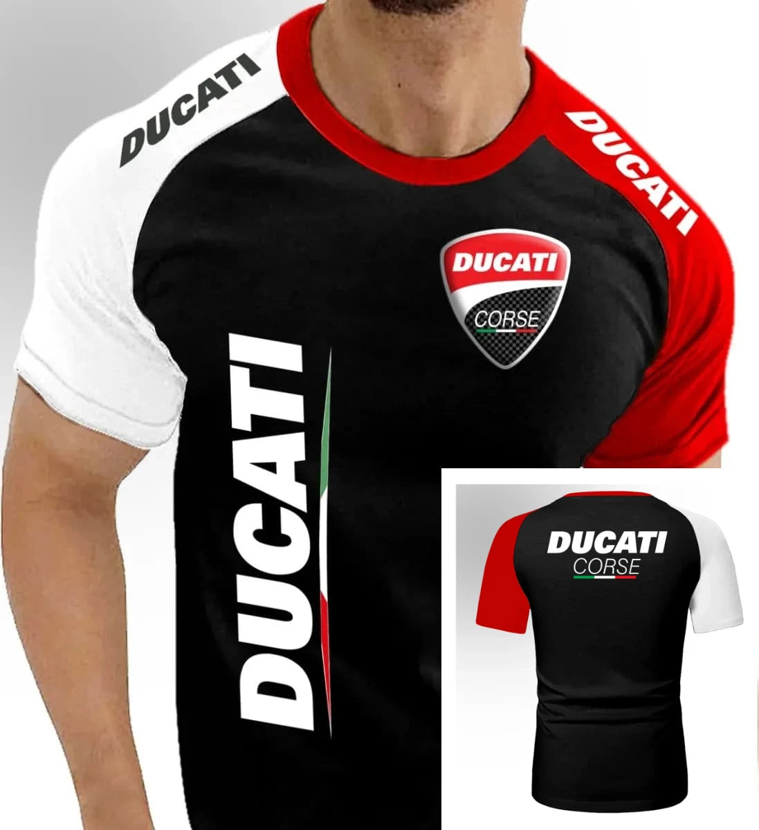The Best-selling Ducati Racing Race Training Short-sleeved Comfortable T-shirt Motorcycle for The New Men's Quick-drying T-shirt