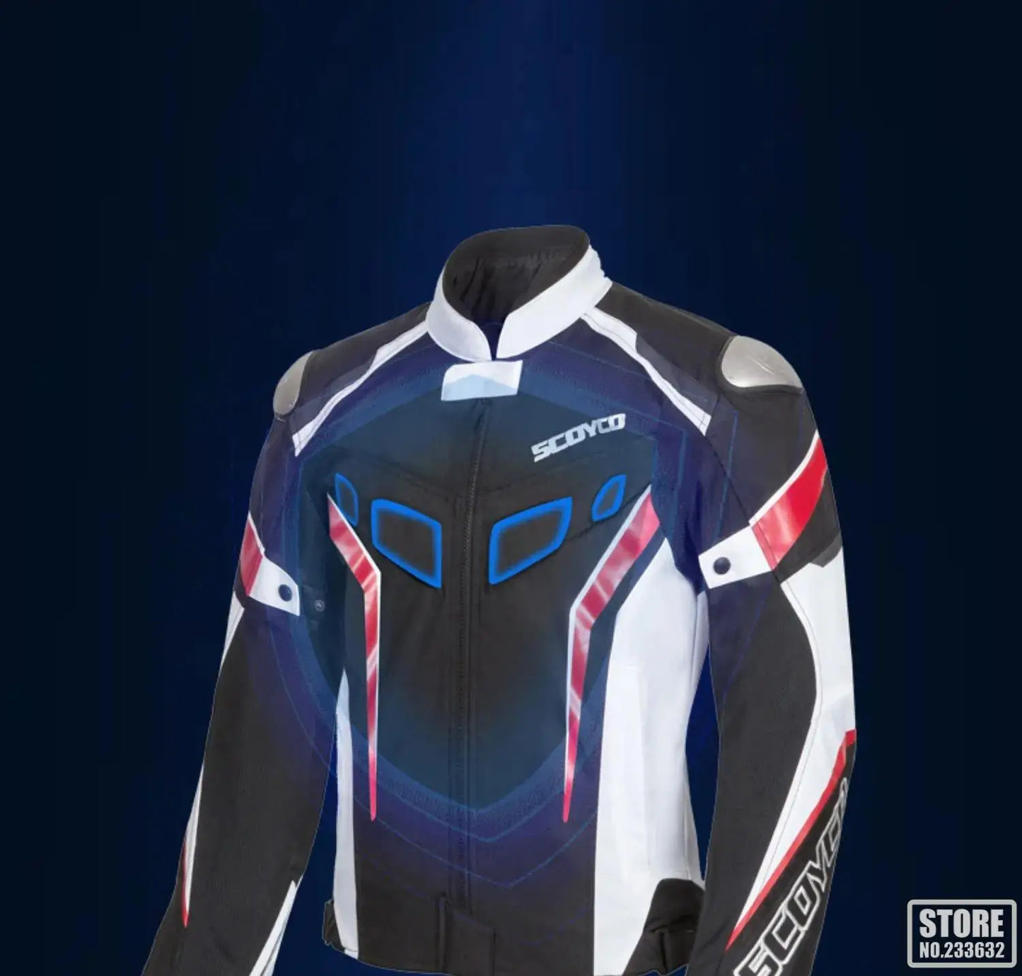 SCOYCO Motorbike Race Riding Jacket Breathable Road Commuter Race Motorcycle Top Off-Road Outdoor Riding Motorcycle Jacket