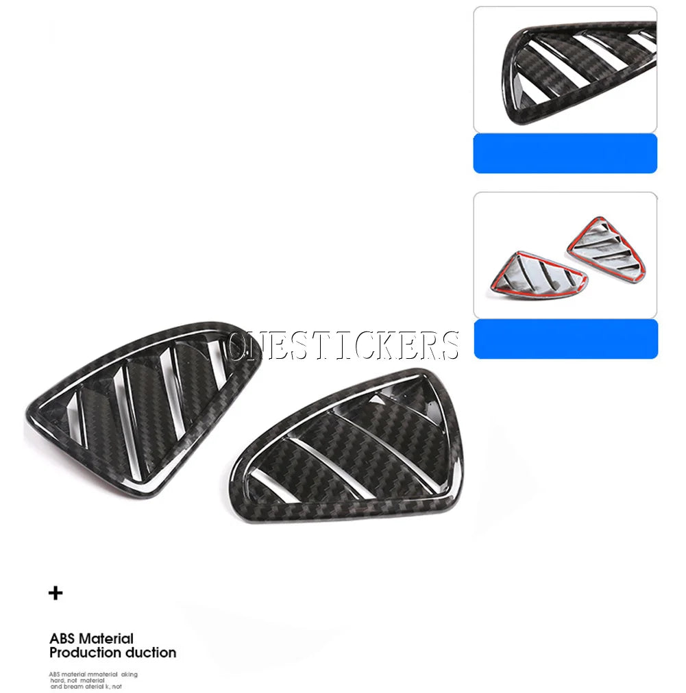 For Mercedes Benz B GLA Class W247 H247 AMG GLA35 GLA45 2020-2025 ABS Car Accessories Dashboard Air Outlet Vent Cover Trim Frame