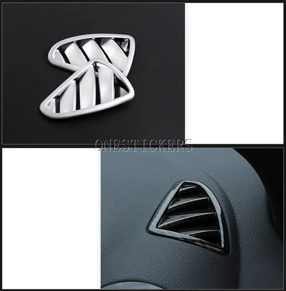 For Mercedes Benz B GLA Class W247 H247 AMG GLA35 GLA45 2020-2025 ABS Car Accessories Dashboard Air Outlet Vent Cover Trim Frame