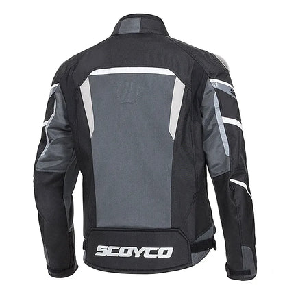 SCOYCO Motorbike Race Riding Jacket Breathable Road Commuter Race Motorcycle Top Off-Road Outdoor Riding Motorcycle Jacket