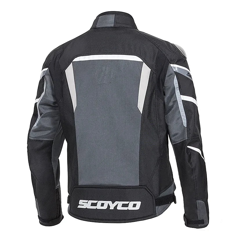 SCOYCO Motorbike Race Riding Jacket Breathable Road Commuter Race Motorcycle Top Off-Road Outdoor Riding Motorcycle Jacket