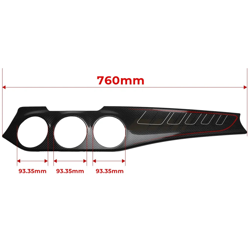 Dashboard decoration for Mercedes-Benz CLA250 C117/GLA220 X156/CLA 45 air outlet cover dashboard center control panel sticker