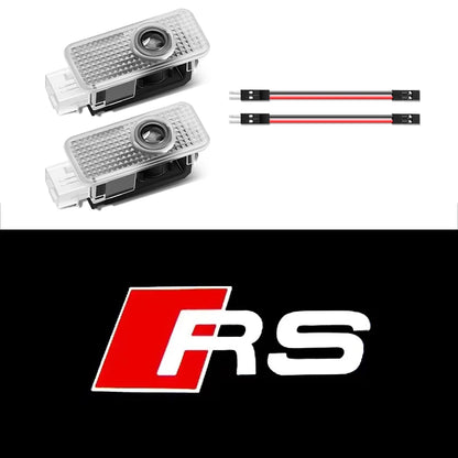 Led logo Car Door Welcome Light For Audi A4 B5 B6 B7 B8 B9 A1 A3 8V 8P 8L A6 C5 C6 C7 A5 A7 A8 Q3 Q5 Q7 TT S3 S6 Sline Quattro