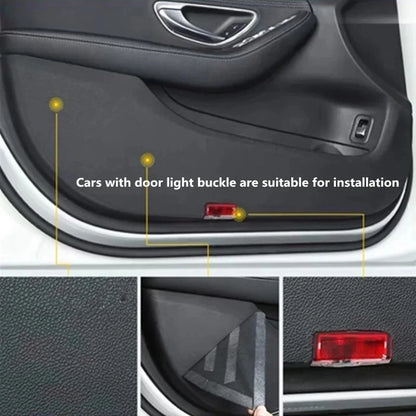 LED Angel Wing Decoration lamp Accessories For Mercedes Benz E A B C Class Car Door light W212 W213 W246 W205 X166 E200 X156 2X