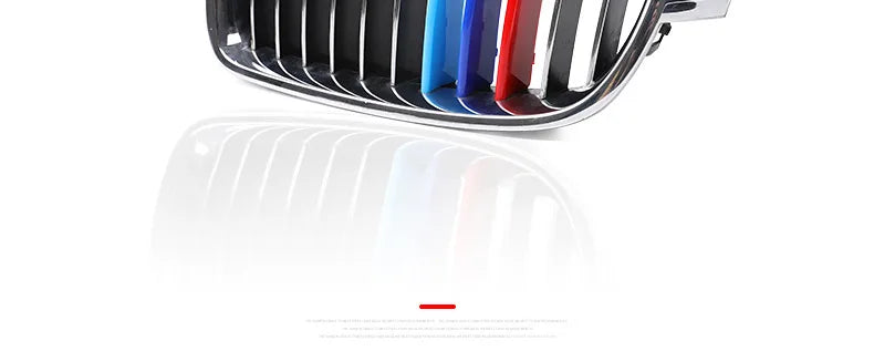 3pcs/lot Car Grille Network Decor Trims Grill Sticker for BMW E46 F30 E90 3 Series Car Style BMW Grille Sticker BMW Accessories