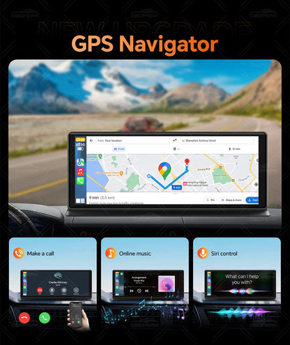 K8 Pro 11.3"  Touch Screen Car Camera 5K Dash Cam GPS 5G WiFi Wireless CarPlay & Android Auto Loop Recording GPS Navigation DVR