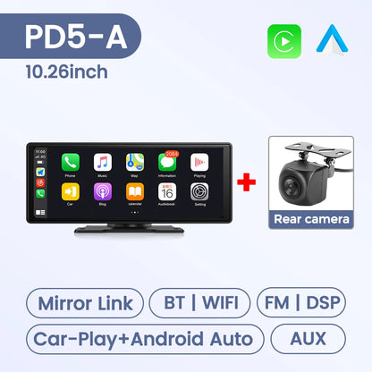 10.26/6.86inch Smart screen car intelligent systems Universal Car Raido Screen Multimedia Player Wireless Android Auto Carplay