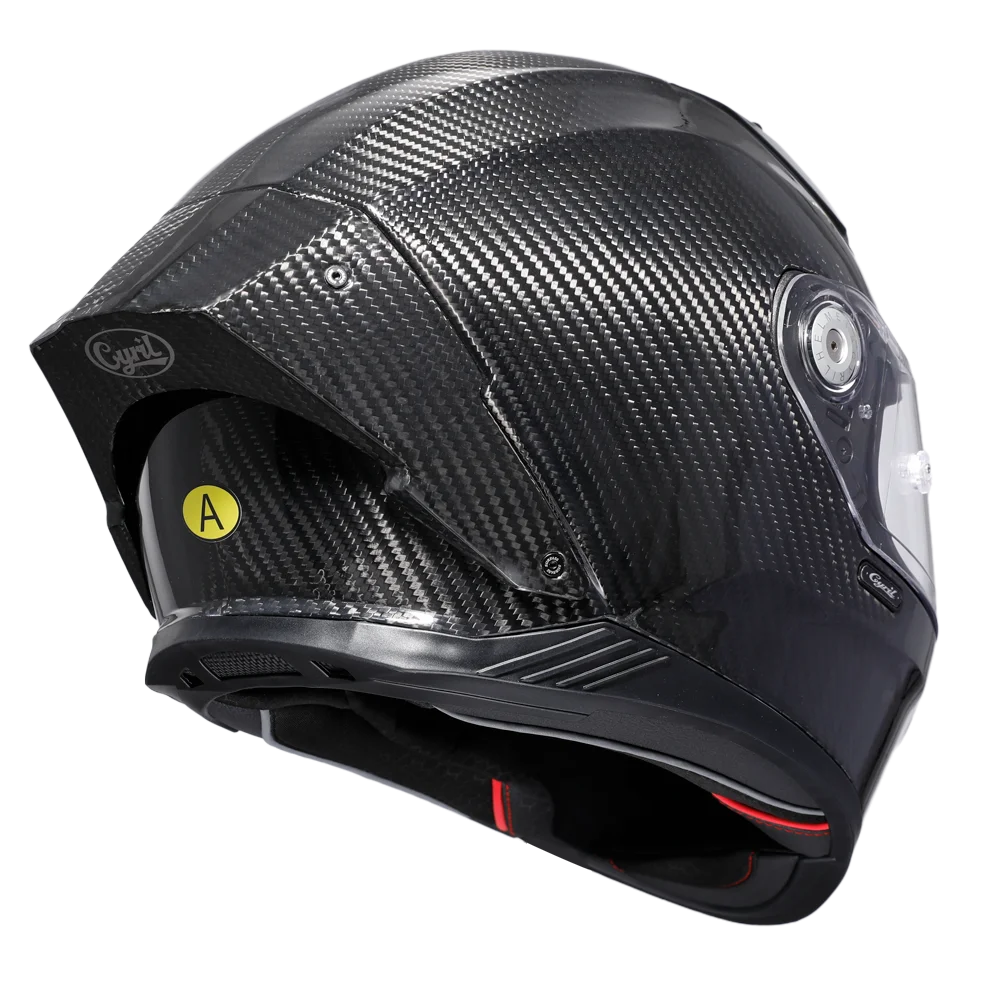 Motorcycle Carbon Fiber Full Face Street Bike Motorbike Helmets Lightweight Racing Helmet DOT ECE Approved CYRIL Casque Moto