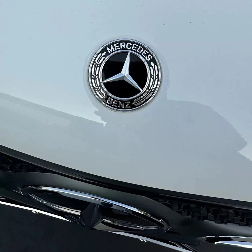 1pc 57mm 2Pin AFFALTERBACH Tree Hood Sticker For AMG Mercedes-benz GT50 W177 W246 GLB SLK GLA CLS CLA AMG Hood Sticker buckle