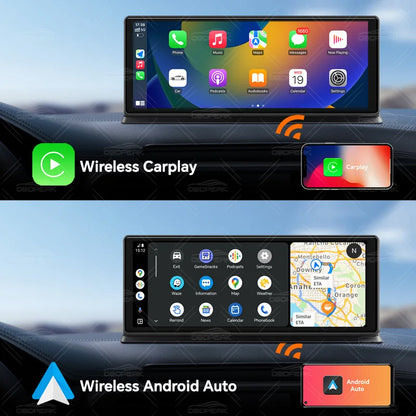K8 Pro 11.3"  Touch Screen Car Camera 5K Dash Cam GPS 5G WiFi Wireless CarPlay & Android Auto Loop Recording GPS Navigation DVR