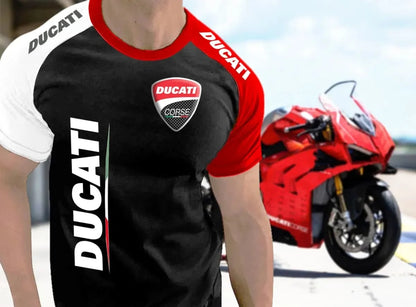 The Best-selling Ducati Racing Race Training Short-sleeved Comfortable T-shirt Motorcycle for The New Men's Quick-drying T-shirt