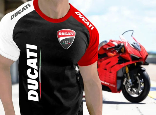 The Best-selling Ducati Racing Race Training Short-sleeved Comfortable T-shirt Motorcycle for The New Men's Quick-drying T-shirt