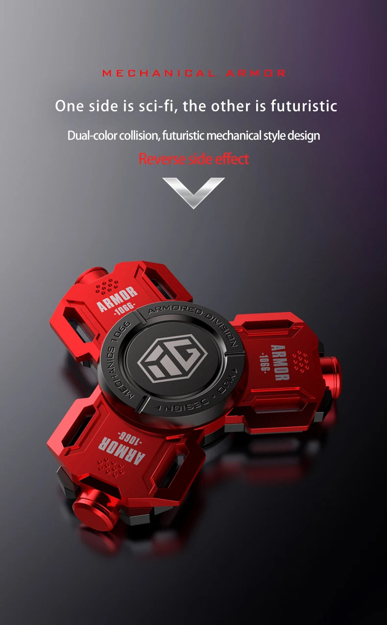 Permanent Glow Fidget Spinner Hand Spinner Alloy Material Long Rotation High Speed EDC Child Adult ADHD Stress Relief Toy Gifts
