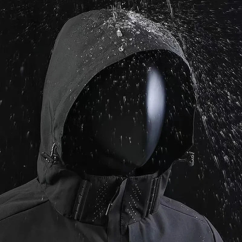 New Windbreaker Jacket Men's Waterproof Hoodie Large-Sized Loose RedBull Logo Motorcycle Jacket Windproof Sportswear Racing Suit
