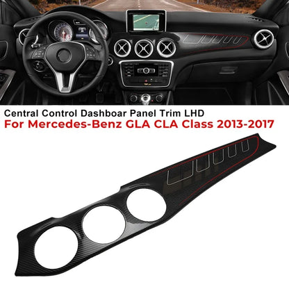 Dashboard decoration for Mercedes-Benz CLA250 C117/GLA220 X156/CLA 45 air outlet cover dashboard center control panel sticker
