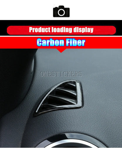 For Mercedes Benz B GLA Class W247 H247 AMG GLA35 GLA45 2020-2025 ABS Car Accessories Dashboard Air Outlet Vent Cover Trim Frame