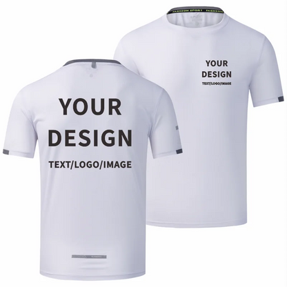 Quick-drying T-shirt Design Logo Company Culture Shirt Custom Print Comfortable Sports T-shirt Embroidery Personal Brand Pattern