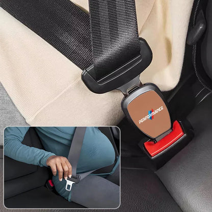 Car Interior Seat Belt Extender Leather Safety Strap Plug For BMW Performance X1 X2 X3 X5 X7 E70 E46 E90 E92 E60 E39 E36 E87 E53
