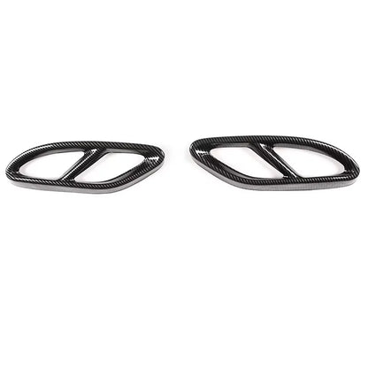 Pkx R-AUTO Exhaust Tip Muffler Pipe Cover Tail Pipe Stee For A Class W176 B Class W246 Mercedes Benz W212 W213 W205 X253 C180 C2