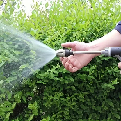 High Pressure Car Wash Foam Gun With Long Handle - Adjustable Nozzle For Cleaning, Watering And inflating Tires - includes Foam