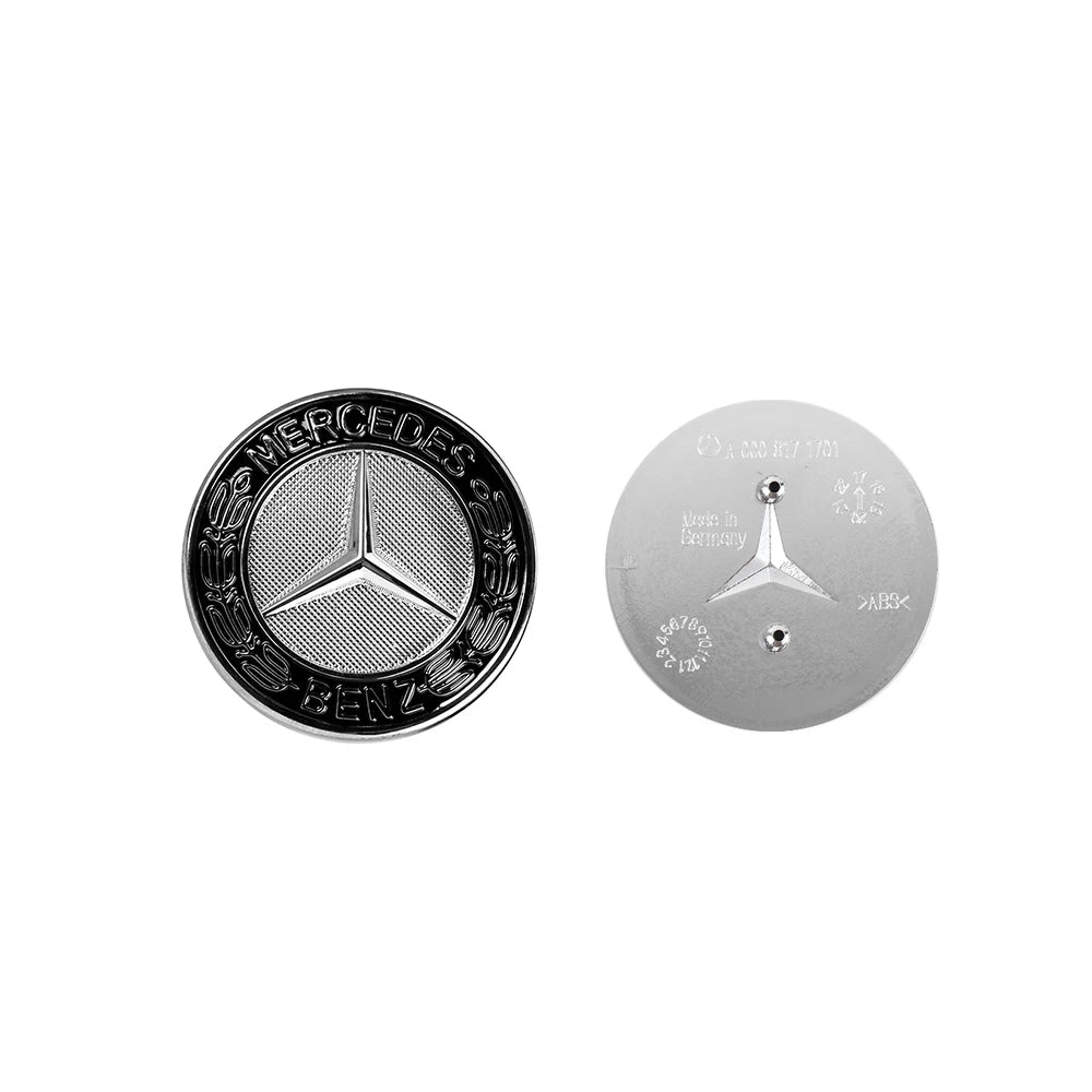 1pc 57mm 2Pin AFFALTERBACH Tree Hood Sticker For AMG Mercedes-benz GT50 W177 W246 GLB SLK GLA CLS CLA AMG Hood Sticker buckle
