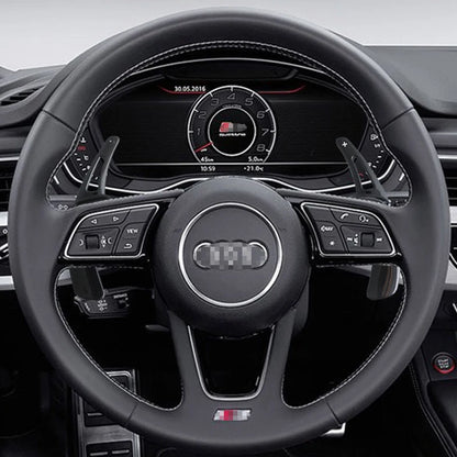 For Audi A3 S3 A5 S5 2017 A4 B9 Q7 2016-2017 TT TTS Shifter Paddle Shift ExtensionSteering Wheel Shift Paddle Shifter