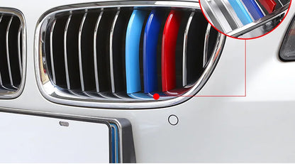 3pcs/lot Car Grille Network Decor Trims Grill Sticker for BMW E46 F30 E90 3 Series Car Style BMW Grille Sticker BMW Accessories
