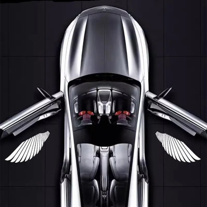 LED Angel Wing Decoration lamp Accessories For Mercedes Benz E A B C Class Car Door light W212 W213 W246 W205 X166 E200 X156 2X
