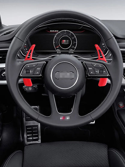 For Audi A3 S3 A5 S5 2017 A4 B9 Q7 2016-2017 TT TTS Shifter Paddle Shift ExtensionSteering Wheel Shift Paddle Shifter