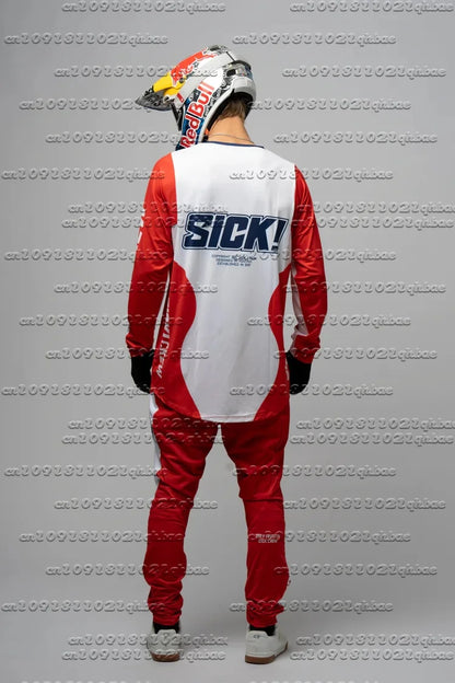 Summer New Adult Boutique Round Neck SICK Bicycle Long Sleeve Shirt Casual Breathable Quick Drying Outdoor Cycling T-shirt