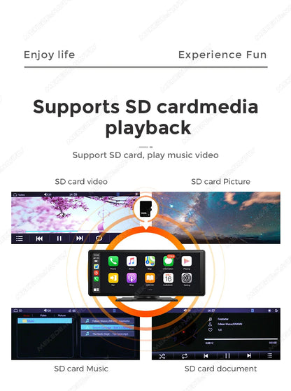 10.26/6.86inch Smart screen car intelligent systems Universal Car Raido Screen Multimedia Player Wireless Android Auto Carplay