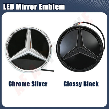 Glossy Black OE Style Car Front Grille Star Emblem Logo For Mercedes Benz W176 W246 W205 W212 W207 W217 W251 R231 W166 X166 X204