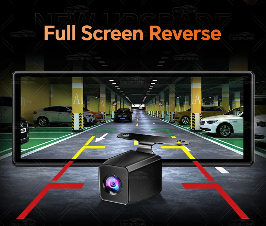 K8 Pro 11.3"  Touch Screen Car Camera 5K Dash Cam GPS 5G WiFi Wireless CarPlay & Android Auto Loop Recording GPS Navigation DVR