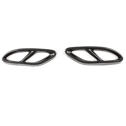Pkx R-AUTO Exhaust Tip Muffler Pipe Cover Tail Pipe Stee For A Class W176 B Class W246 Mercedes Benz W212 W213 W205 X253 C180 C2